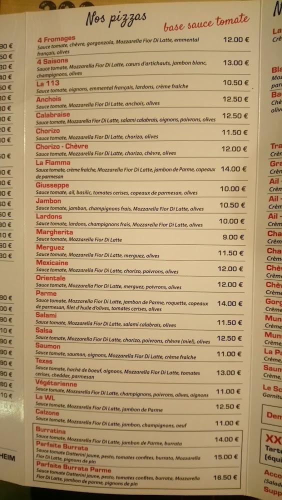 Le WL Restaurant - Menu Image 1